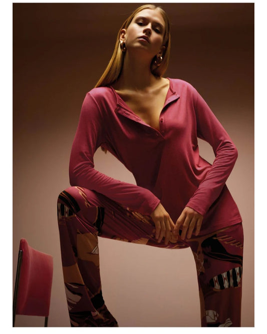 Pigiama serafino in Modal